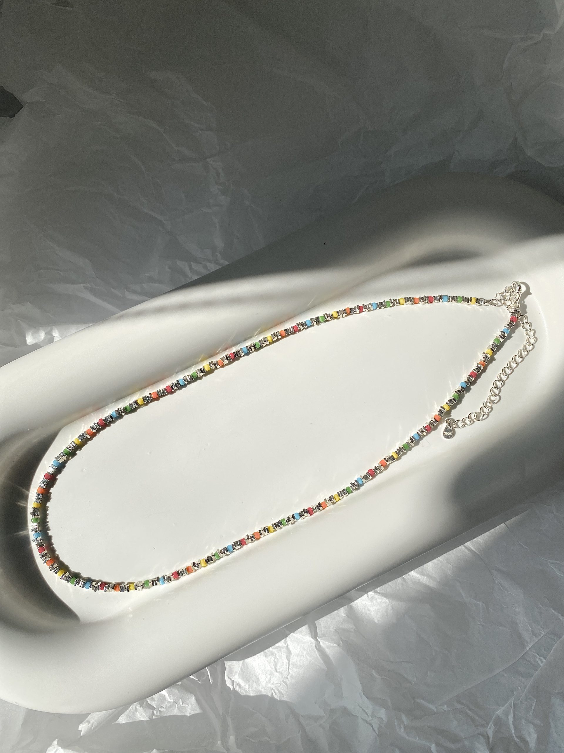 Golden Color Bean Necklace N09