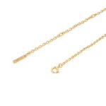 White Gold Heart Chain Necklace 04